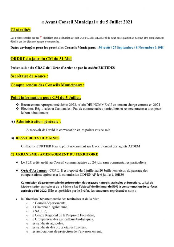 Avant Projet CM 05-07-2021