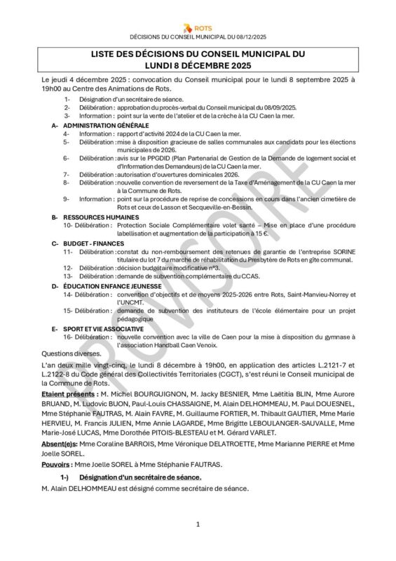 PJ décisions du CM du 25_12_08